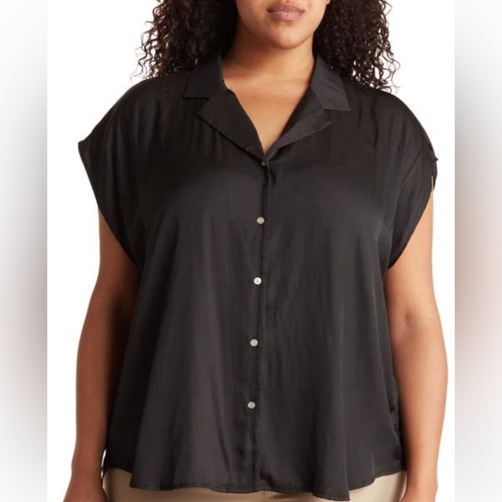 NWT T Tahari Button Up Camp Shirt